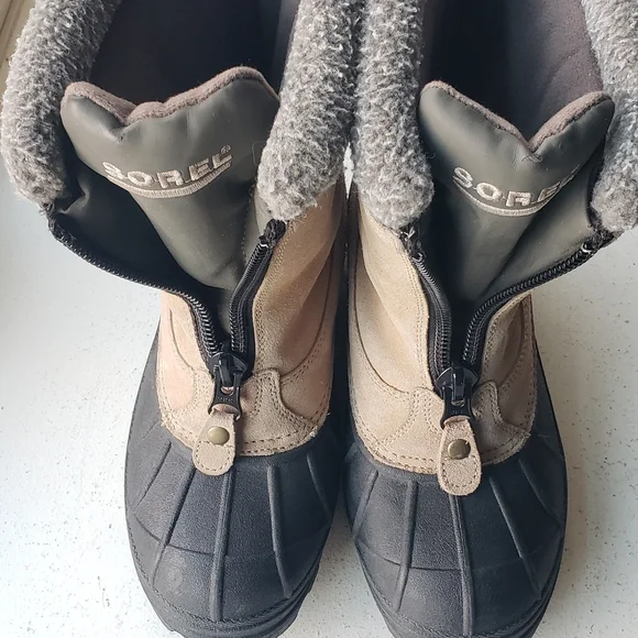 Sorel Ellesmere LL1241-272 Tan Leather Winter Boots - Picture 8 of 14